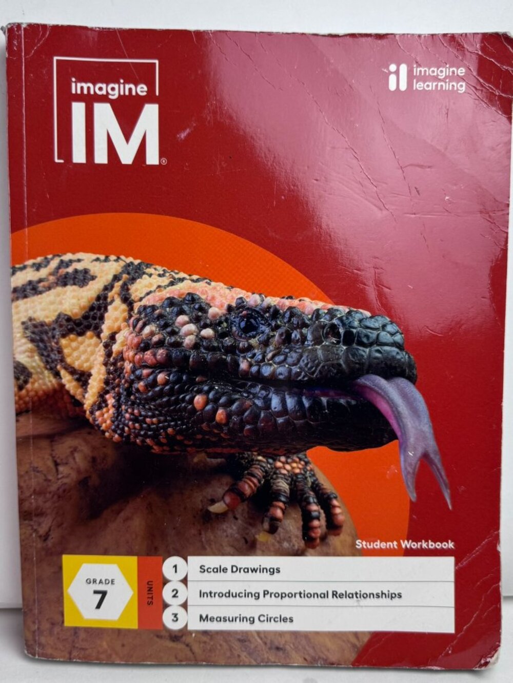 Imagine Learning IM Student Workbook Grade 7 Units 1-3 9798885227759 Math Book